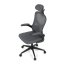 Kancelářská židle, houpací mechanismus, šedá, KA-K2021 GREY