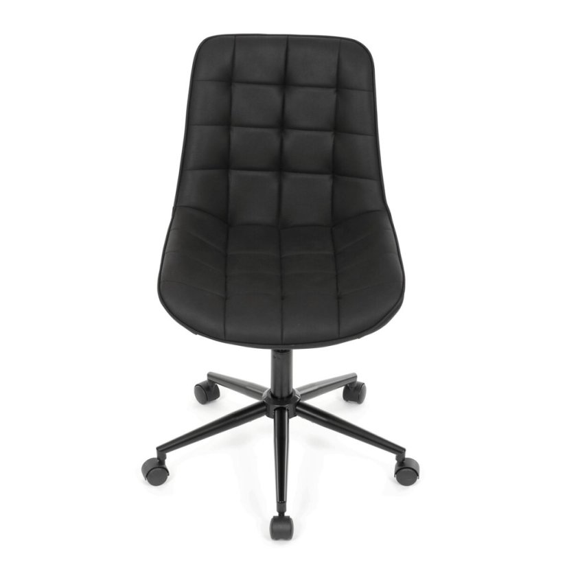 Pracovní židle, výškově nastavitelná, černá látka, KA-V3120 BK3