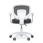 Dětská židle, výškově nastavitelná, šedá síťovina, KA-K1062 GREY