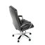 Kancelářské křeslo, houpací mechanismus, šedá ekokůže, KA-F1385 GREY