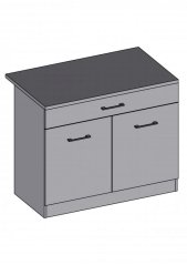 Kuchyňská skříňka DIAMOND, spodní dvoudveřová 60 cm