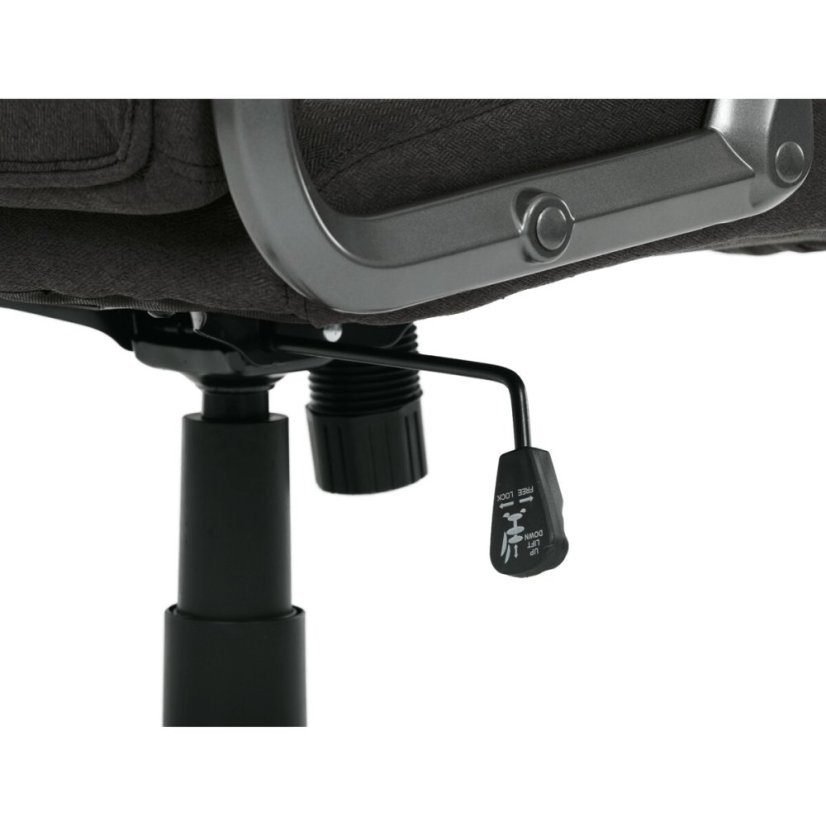 Kancelářské křeslo, houpací mechanismus, černá látka, KA-C713 BK2