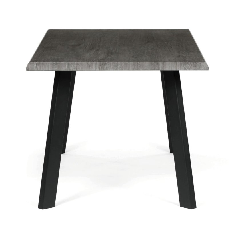 Jídelní stůl 160x90cm, mdf, šedý dub, HT-F4516 GREY - Barva (vyberte): hnědá#eup349730euv2