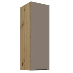 Horní skříňka FRISBO 30 G-90 1F, sandgrau/dub artisan (30 x 90) cm