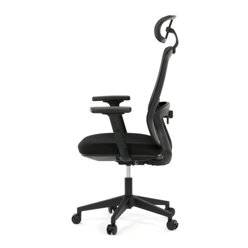 Kancelářská židle, synchronní mechanismus, černá síťovina, KA-S2176 BK