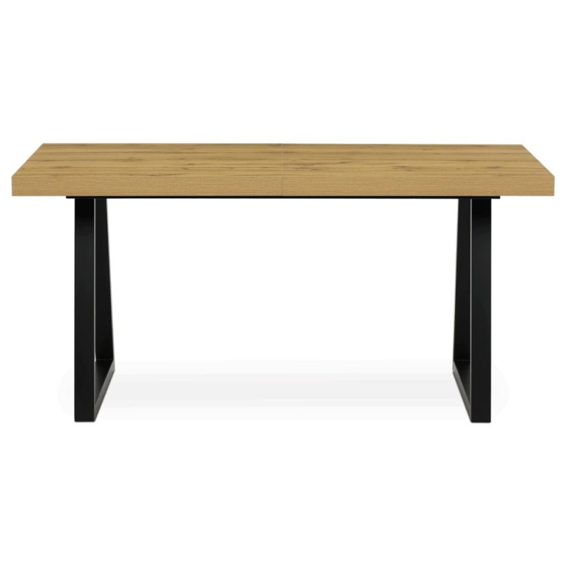 Jídelní stůl rozkládací 160- HT-R5624 OAK, lamino, dub (160 x 90) cm