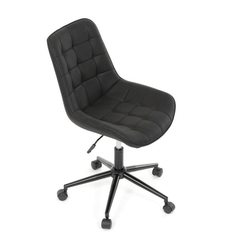 Pracovní židle, výškově nastavitelná, černá látka, KA-V3120 BK3