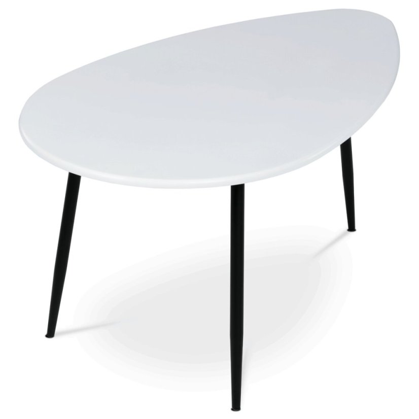 Odkládací stolek 100x60x50cm, mdf, bílá, AF-3012 WT - materiál: dřevo