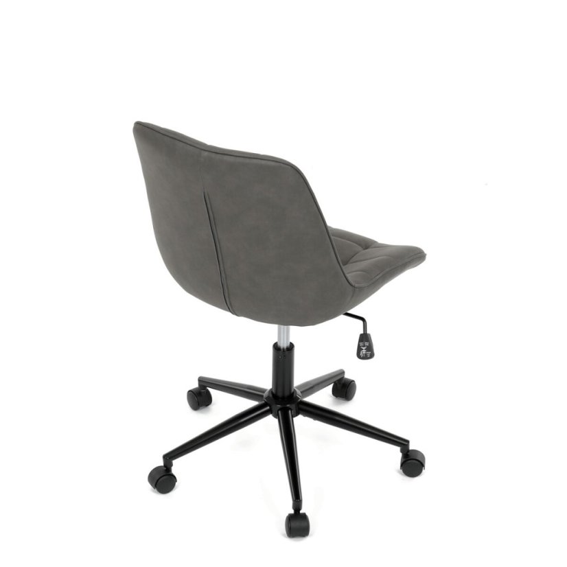 Pracovní židle, výškově nastavitelná, šedá látka, KA-V3120 GREY3