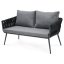 Zahradní sestava, kov, šedá, AZS-1604 GREY