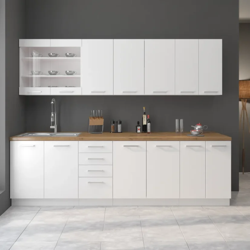 Horní skříňka, bílá, SPLIT 60 G-72 2F