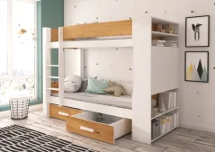 Dvoupodlažní postel pro dvě osoby GARET 180x80 – artisan (94 x 160) cm