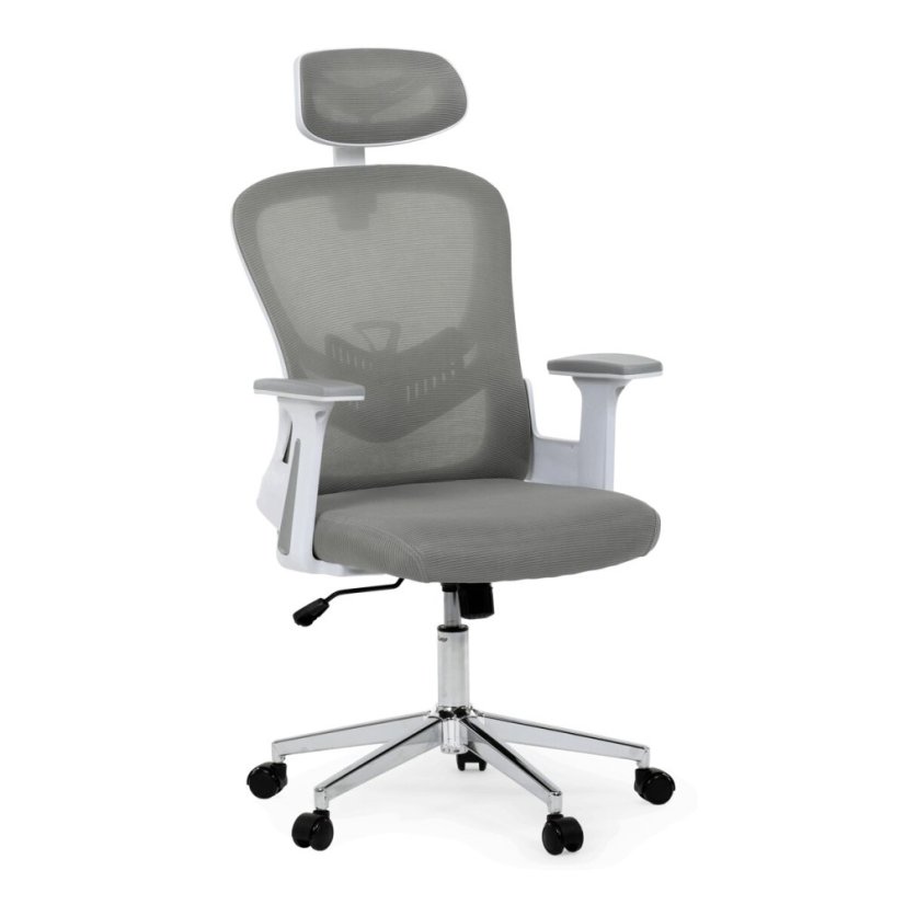 Kancelářská židle, houpací mechanismus, šedá, KA-K2031 GREY