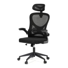 Kancelářská židle, houpací mechanismus, černá, KA-K2021 BK