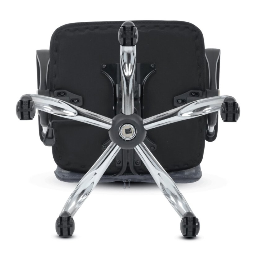 Kancelářská židle, houpací mechanismus, šedá síťovina, KA-E305 GREY