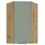 Horní rohová skříňka, aquamarine/dub artisan, ARSANY 60x60 GN-108 1F