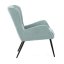 Křeslo ušák, modrá, látka, AK-H9206 BLUE2