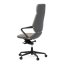 Kancelářské křeslo, houpací mechanismus, šedá ekokůže, KA-T8426 GREY