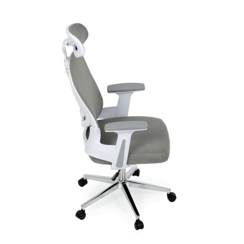 Kancelářská židle, houpací mechanismus, šedá, KA-K2031 GREY