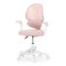 Dětská židle KA-W8008 PINK, výškově nastavitelná, růžová síťovina (63 x 51) cm