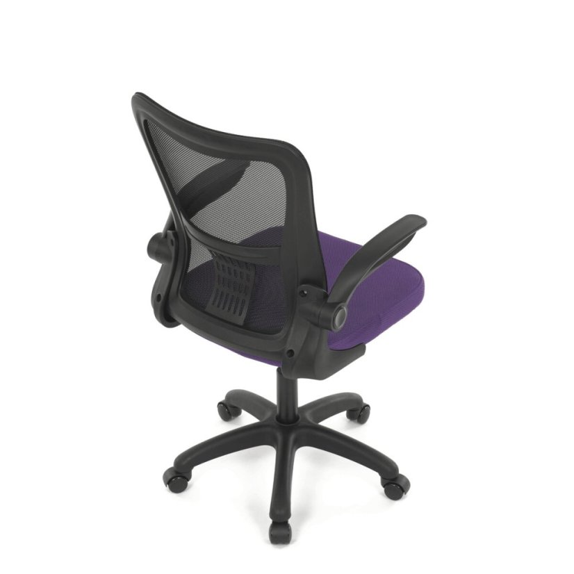 Dětská židle, houpací mechanismus, fialová síťovina, KA-K2006 PUR