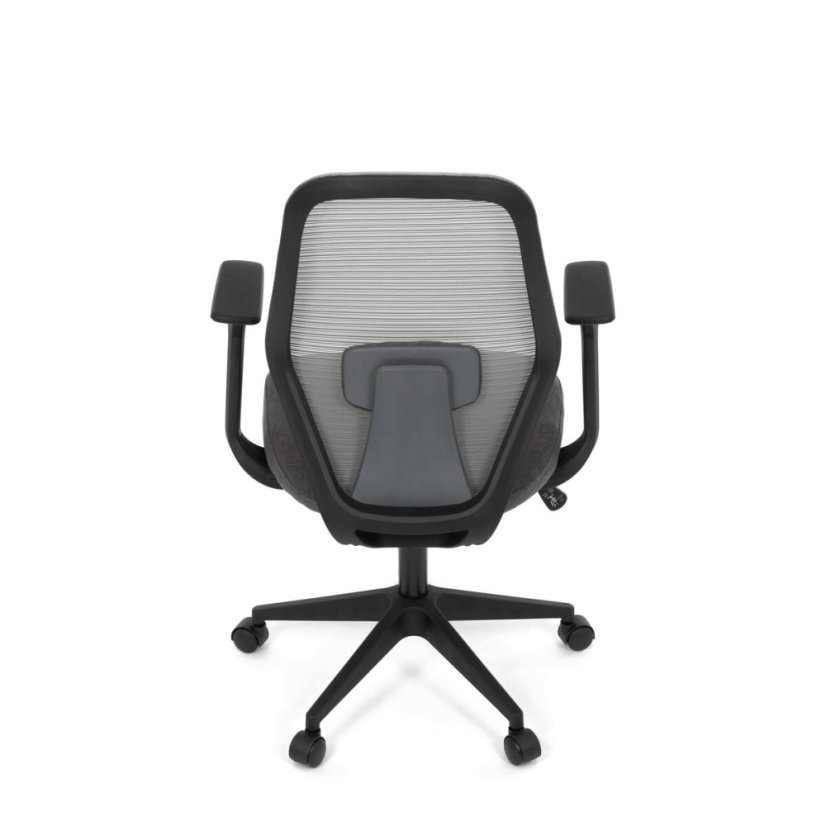 Kancelářská židle, houpací mechanismus, šedá síťovina, KA-V3149 GREY