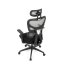 Kancelářská židle, houpací mechanismus, šedá, KA-K2080 GREY