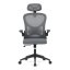 Kancelářská židle, houpací mechanismus, šedá, KA-K2021 GREY