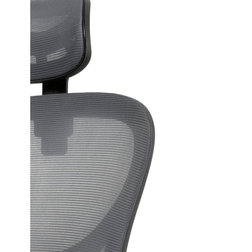 Kancelářská židle, houpací mechanismus, šedá, KA-K2021 GREY