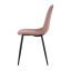 Jídelní židle, růžová, sametová látka, CT-971 PINK4