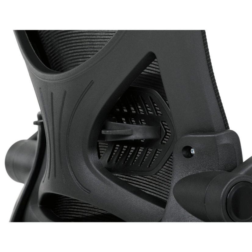 Kancelářská židle, houpací mechanismus, černá, KA-K2021 BK