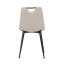 Jídelní židle, béžová, látka, DCL-V2017 CRM2
