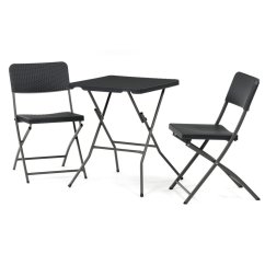 Zahradní set 1+2 AZS-L2161 GREY, plast, šedá