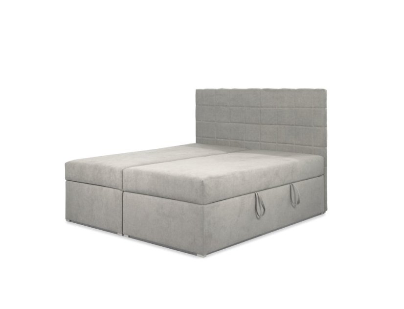 Kontinentální postel Boxspring HORAL SOFT béžová - Vyberte rozměry: 180 x 200 cm