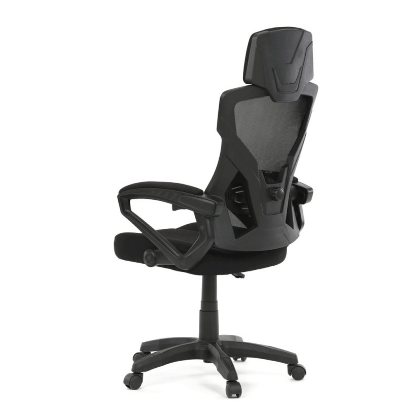 Kancelářské křeslo, výškově nastavitelná, černá látka, KA-R223 BK
