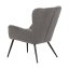 Křeslo ušák, šedá, látka, AK-H9206 GREY2