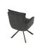 Jídelní židle, šedá, manšestrová látka, HC-X1128 GREY2