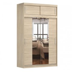 Šatní skříň VESTIMO 150 dub sonoma s nádstavcem