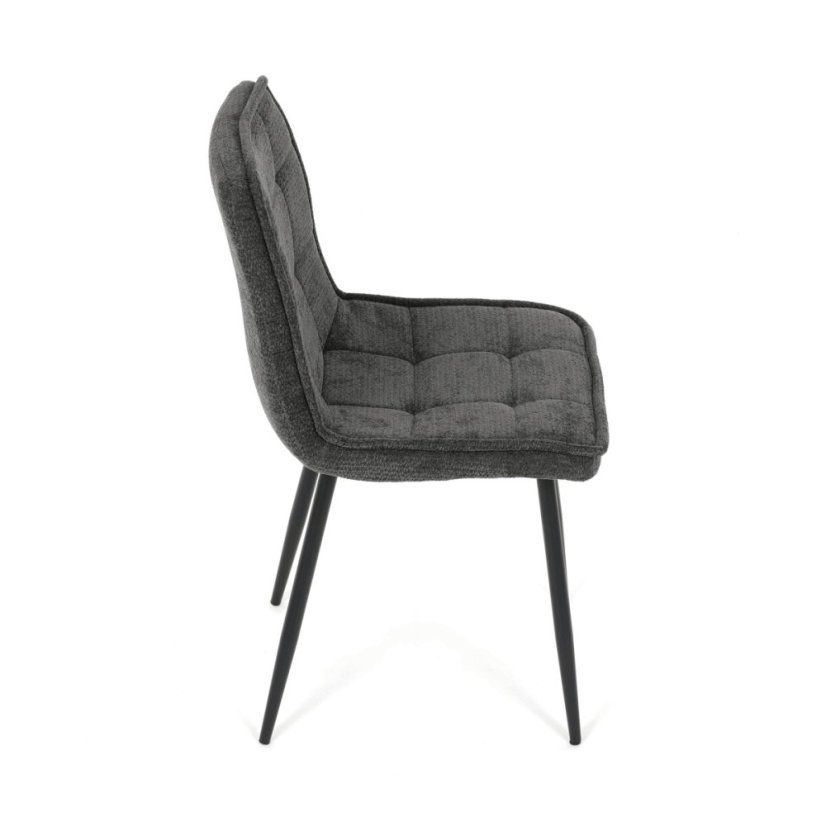 Jídelní židle, šedá, látka, CT-G2048 GREY2 - Barva: zelená#eup349703euv2