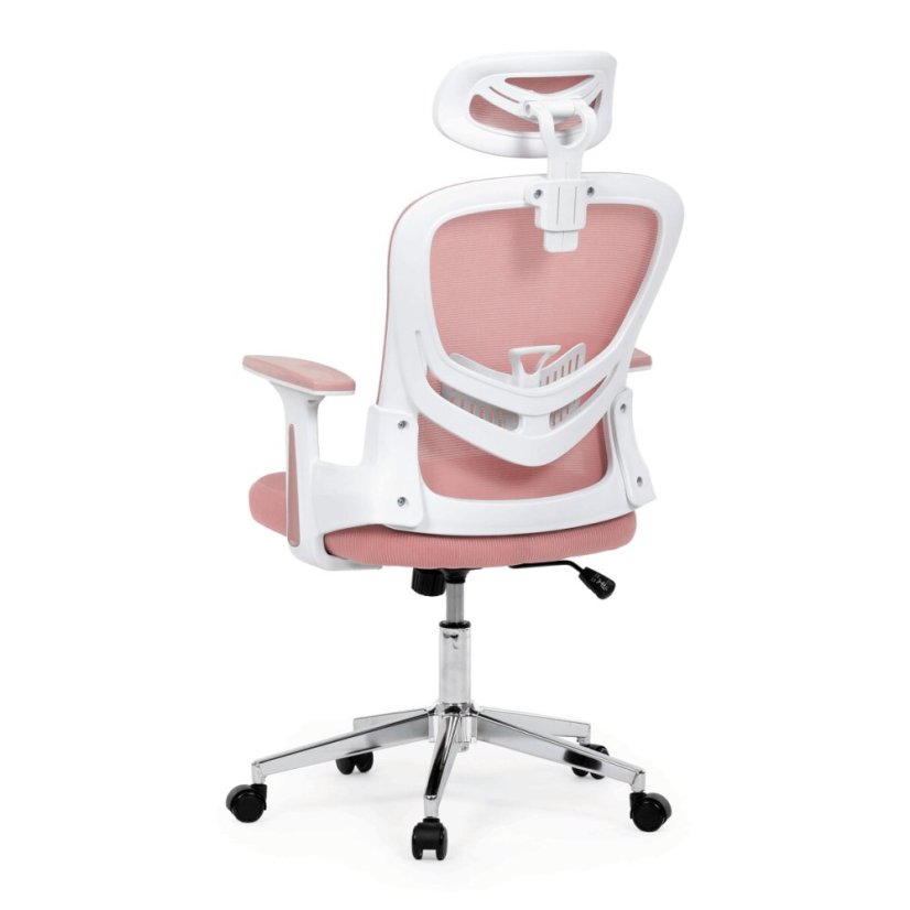 Kancelářská židle, houpací mechanismus, růžová, KA-K2031 PINK