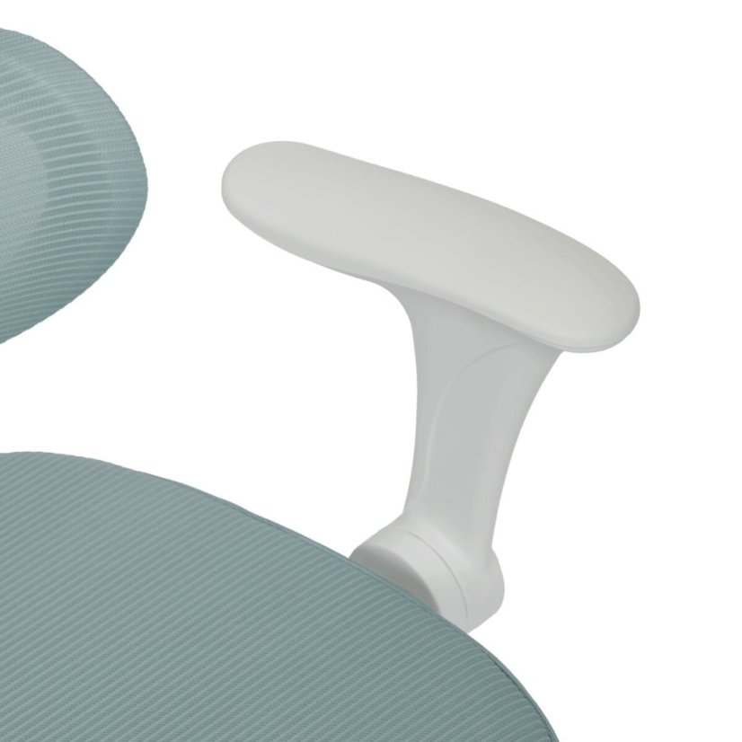 Dětská židle, výškově nastavitelná, zelená síťovina, KA-K1063 GRN