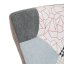 Křeslo ušák, vícebarevná, látka, AK-305B PW2 - Barva: patchwork#eup349589euv1