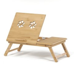 Odkládací stolek 55x35x25cm, bambus, bambus, DR-B070 NAT