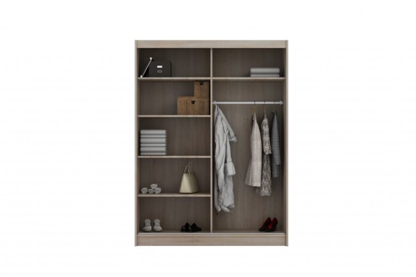 Šatní skříň ASTURIA dub sonoma (150 x 200) cm