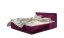 Čalouněná postel BELLA vínová - Vyberte rozměry: 180 x 200 cm