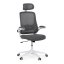 Kancelářská židle, houpací mechanismus, šedá síťovina, KA-Q843 GREY