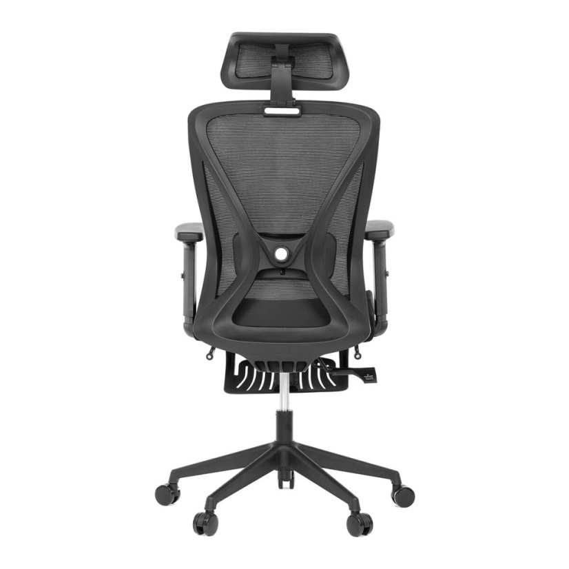 Kancelářská židle, synchronní mechanismus, černá síťovina, KA-S257 BK