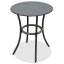 Balkónový set 1+2, stůl 60x60, židle umělý ratan barva antracit, kov antracit