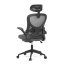 Kancelářská židle, houpací mechanismus, šedá, KA-K2021 GREY