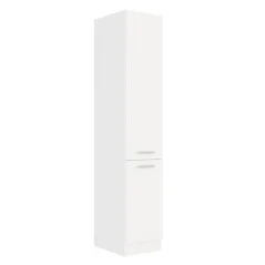 Vysoká skříňka SPLIT 40 DK-210 2F, bílá (40 x 210) cm